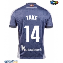 Moški Nogometni dresi Real Sociedad Takefusa Kubo #14 Gostujoči 2025-26 Kratek Rokav